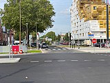 Boulevard des Champs-Élysées à Évry-Courcouronnes (Essonne, France)