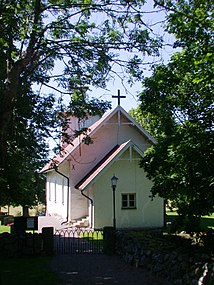 Färeds kyrka från öster