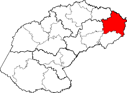 Municipalità locale di Phumelela – Mappa