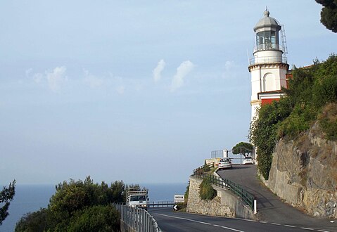 Faro di Capo Mele, tra Laigueglia e Andora