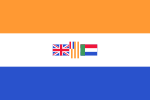 Thumbnail for File:Flag of South Africa (1982–1994, without borders).svg