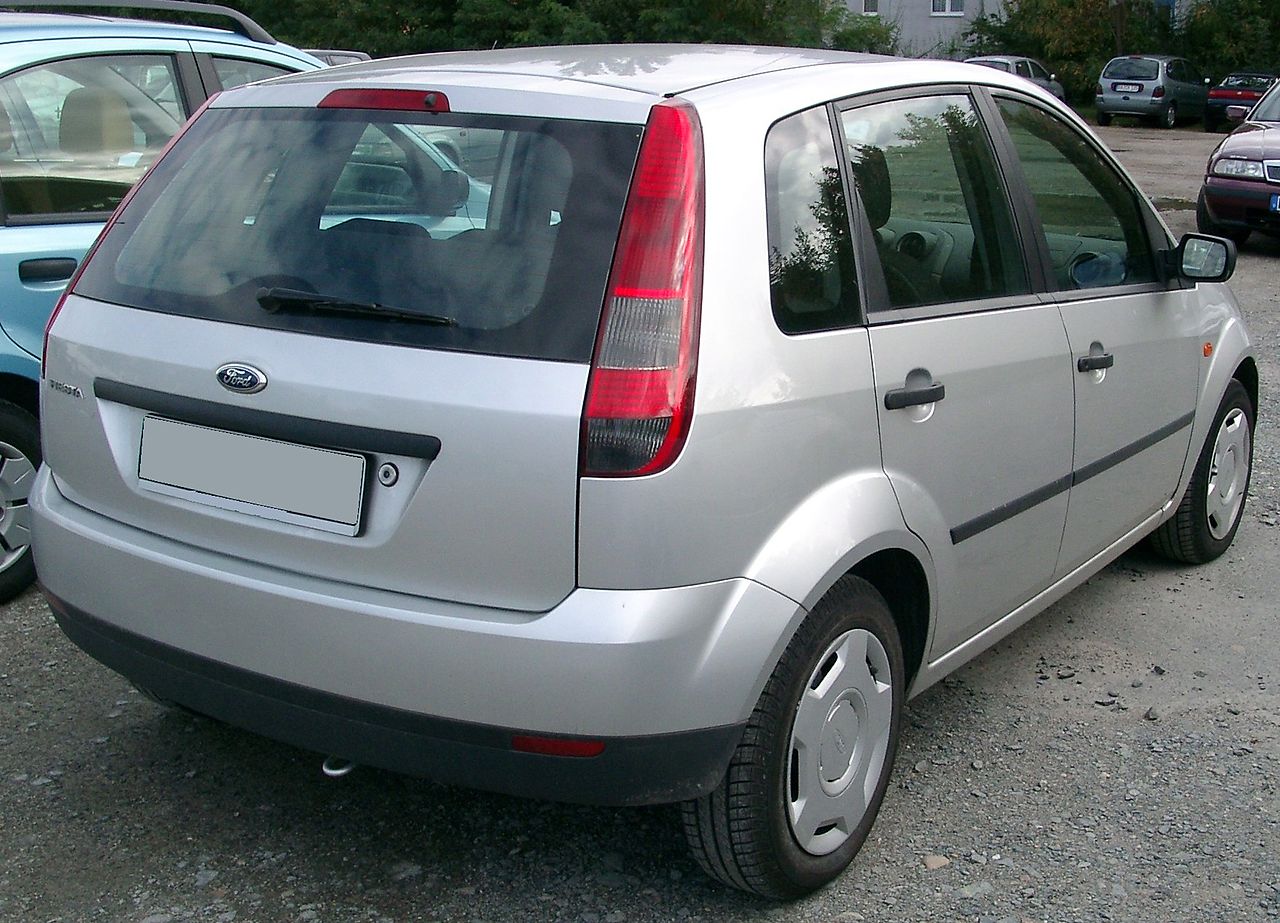 File:2010 Ford Fiesta 1.2 - rear.jpg - Wikimedia Commons