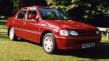 Pre-facelift Ford Orion 1.4 Ghia Mark III in Radiant Red Ford Orion Ghia MkIII.jpg