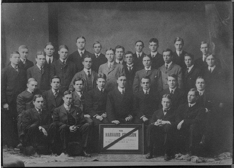 File:Franklin D. Roosevelt, group shot in Cambridge, Massachusetts - NARA - 195438.jpg