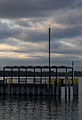 English: View to the mole in Friedrichshafen at sunrise. Deutsch: Blick auf die Mole in Friedrichshafen bei Sonnenaufgang.