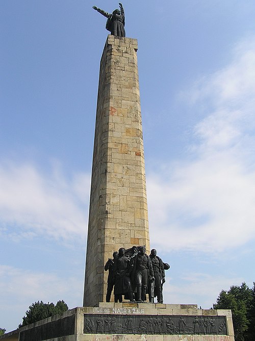 The Freedom Monument, dedicated to the anti-fascist resistance in occupied Vojvodina