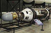 GAMBIT 1 KH-7 reconnaissance satellite at National Museum USAF (160615-F-IO108-003).jpg