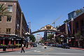 Entrance to downtown San Diego's Gaslamp District