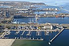 Aerial view of the Port of Gdynia
