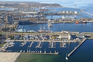 The Port of Gdynia, initially constructed in the 1920s