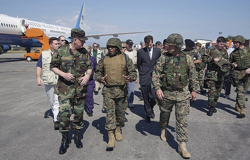File:General Richard B. Myers Chairman of the Joint Chiefs of Staff visited Haiti.jpg