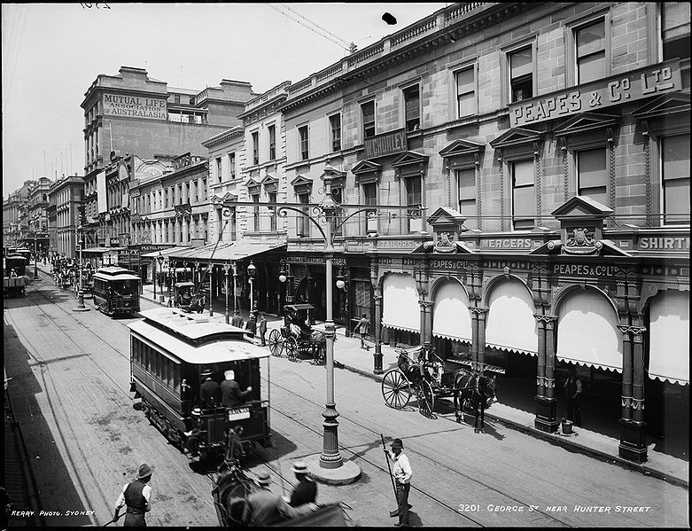 File:George Street near Hunter Street, Sydney from The Powerhouse Museum Collection.jpg