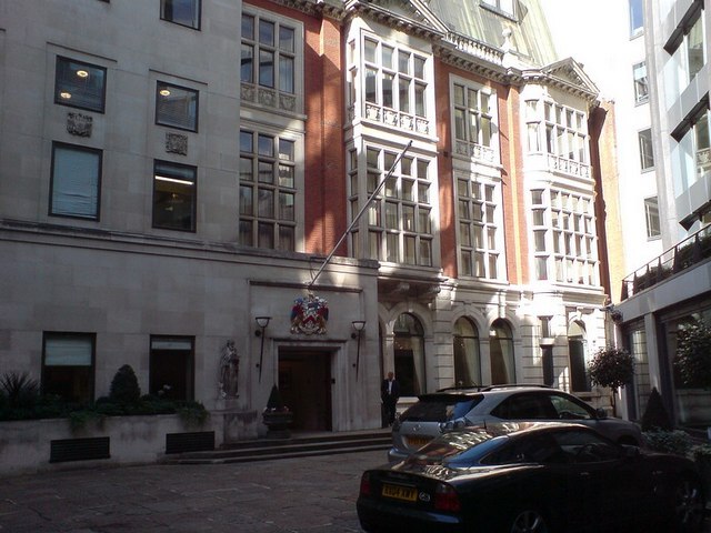 Grocers' Hall in Princes Street, home to the Grocers' Company