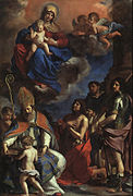 Los santos patronos de Módena, de Guercino, 1652.
