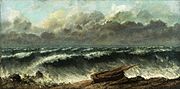 „Вълните“ (1869), Гюстав Курбе