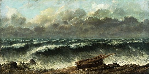 Gustave Courbet, 1869-1870 La Vague, Une des versions