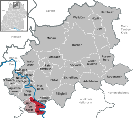 Haßmersheim - Localizazion