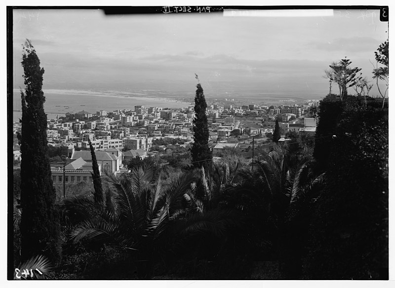 File:Haifa & environs. Haifa panorama, section I. (View from Mt. Carmel) LOC matpc.05942.jpg