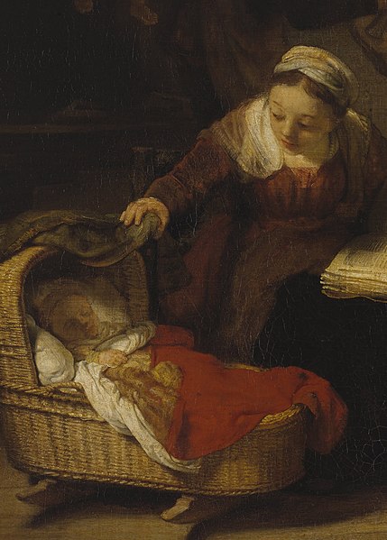 File:Harmensz van Rijn Rembrandt - Святое семейство - Google Art Project (cropped for mother and child).jpg