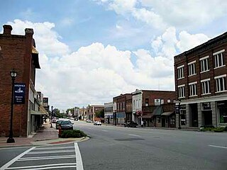 Hawkinsville Commercial and Industrial Historic District United States historic place