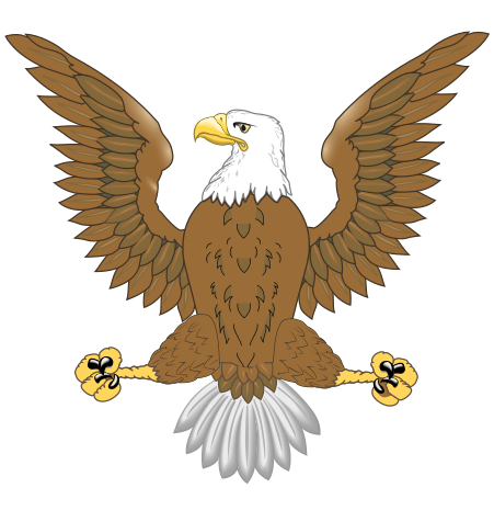 Heraldic bald eagle.svg