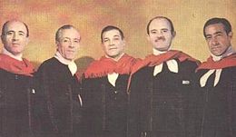 The Ábalos Brothers, whose folklore records have sold well across South America, since their 1952 debut.