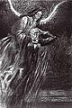 Ангел уносит Ивана Хрибара на небо. Рисунок Хинко Смрекара (1941)