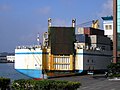 Japanese ferry Hiryu21 docked near the Port Authority in Keelung Harbor.