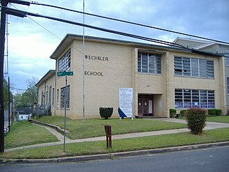 The school was the first brick public school building in Mississippi built with public funds for African-American children. Historic Wechsler School (Meridian, Mississippi).jpg