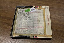 Original tape of the 1965 recording Hollywood bowl original tape.JPG