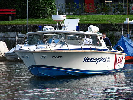 Boat of the SAR (Seerettungsdienst) Meilen-Uerikon
