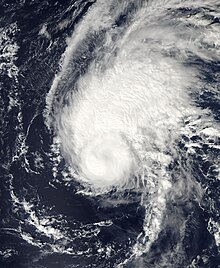 Satellite image of Hurricane Huko early on November 3 Huko 2002-11-03 0100Z (cropped).jpg