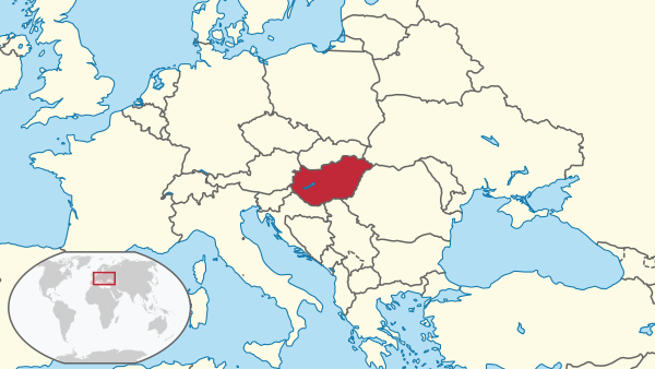 The location of Hungary