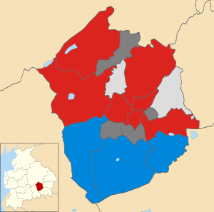 Hyndburn UK local election 2011 map.svg