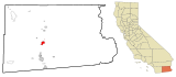 Imperial County California Incorporated and Unincorporated areas Brawley Highlighted.svg