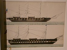 US Steam Ship Princeton and "US Ship Raritan Independence Seaport Museum 098.JPG