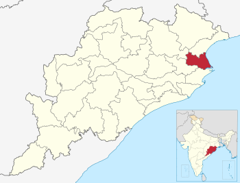 India Odisha Bhadrak district.svg