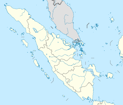 Mapa de localización de Sumatra