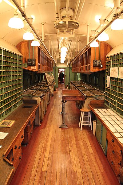 File:Interior of Great Northern Railway Post Office Car 42.jpg