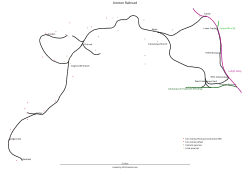 Железная дорога Айронтон Map.svg