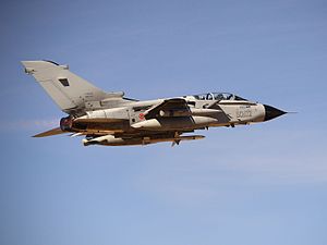 Italian Tornado ECR takes off from Ovda Airport in 2013.JPG