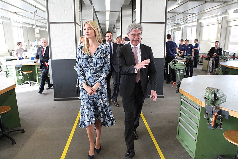 File:Ivanka Trump with Siemens CEO Joe Kaeser Siemens Technik Akademie (33881438080).jpg