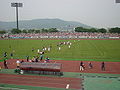 Rugby at Honjo stadium / 北九州市立本城陸上競技場