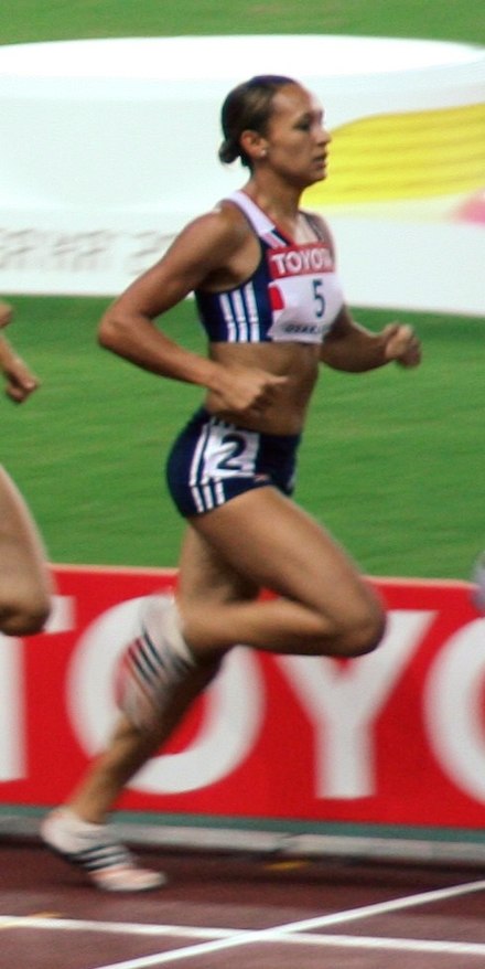 Jessica Ennis in the Osaka World Athletics Championships 2007 women's heptathlon