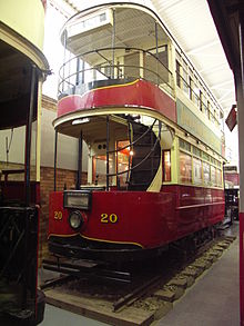 One of the last trams that were in use in Johannesburg on display at the James Hall Transport Museum Johannesburg-tram-001.jpg