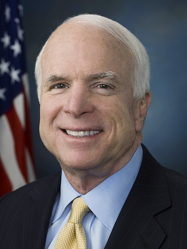 Image: John Mc Cain official portrait 2009 (cropped)