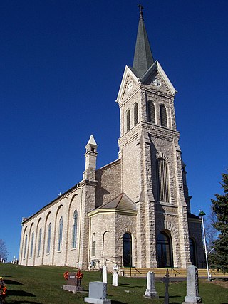 <span class="mw-page-title-main">St. John the Baptist Catholic Church (Johnsburg, Wisconsin)</span> Historic church in Wisconsin, United States