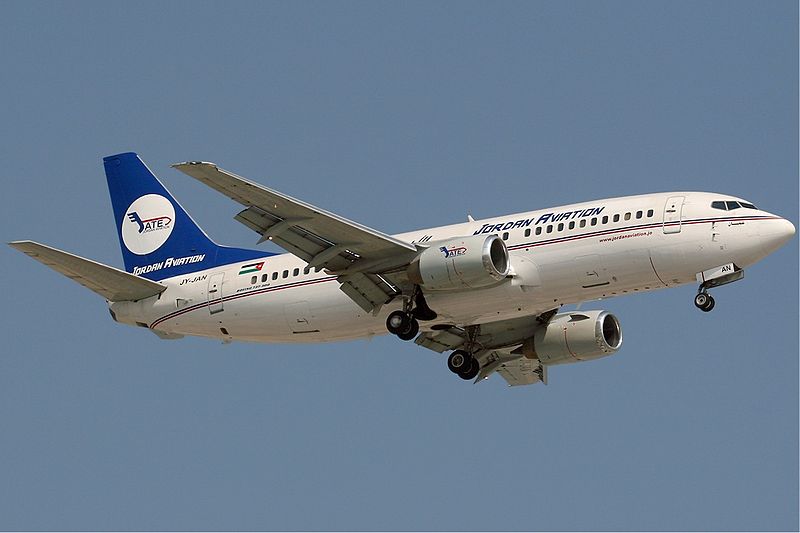 File:Jordan Aviation Boeing 737-300 KvW.jpg