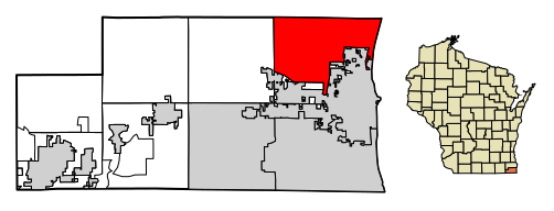 File:Kenosha County Wisconsin Incorporated and Unincorporated areas Somers Highlighted.svg