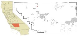 Kern County California Incorporated and Unincorporated areas McFarland Highlighted.svg